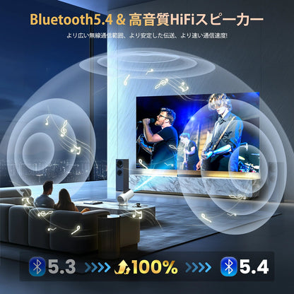 🥇【2月新登場! ランキング1位】 MURAZZA SHOP™ HY300 PRO 4K ポータブルプロジェクター。